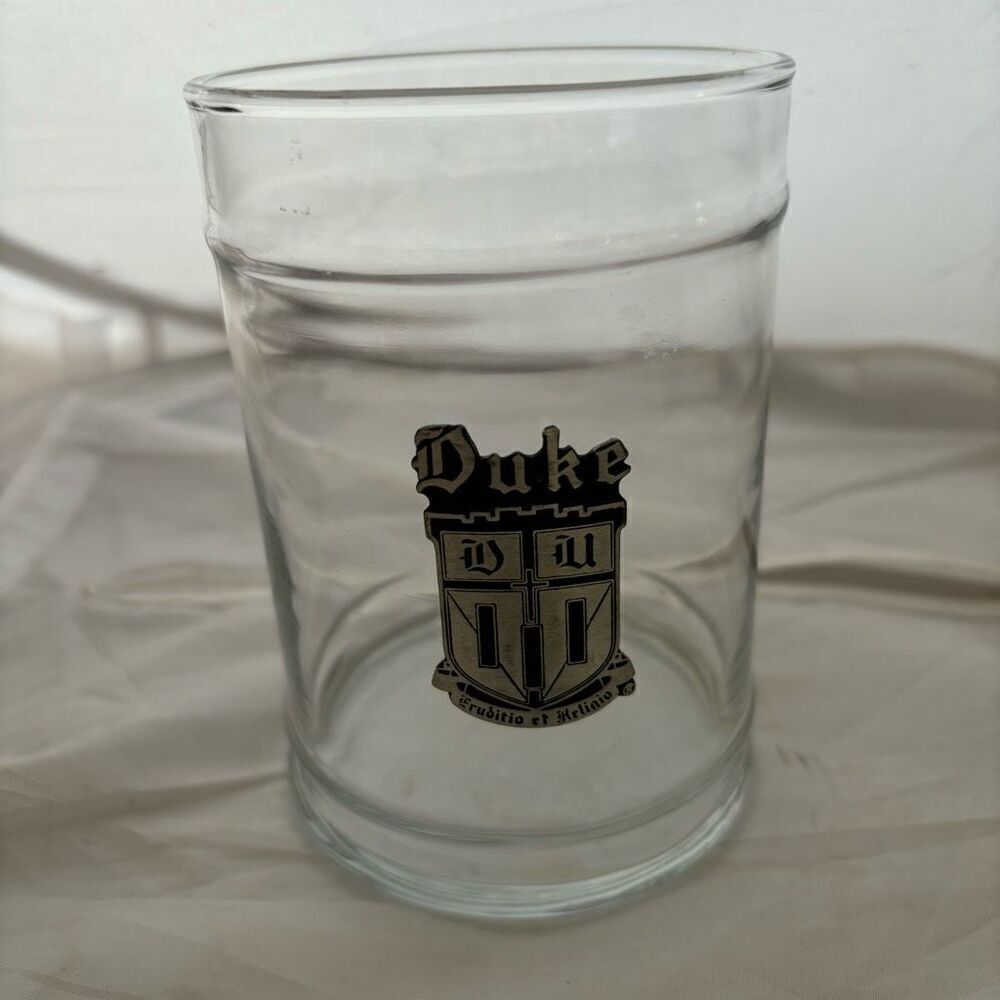 Duke University Crest Large Drinking Glass